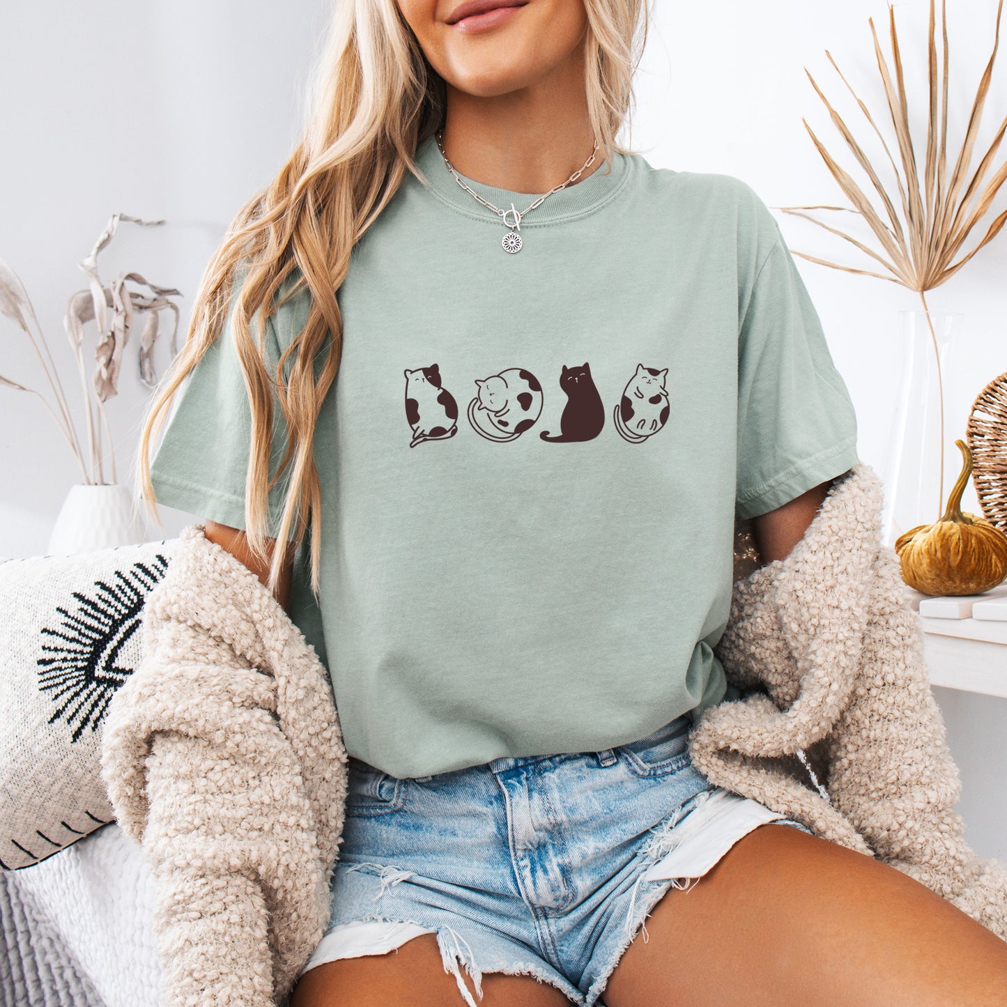 Cute Kitty Crew T-Shirt